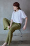 【予約販売】Cashmere Neck Short T-Shirt/カシュクールネックショートTシャツ メゾンスペシャル/MAISON SPECIAL