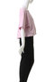 Cashmere Neck Short T-Shirt/カシュクールネックショートTシャツ メゾンスペシャル/MAISON SPECIAL