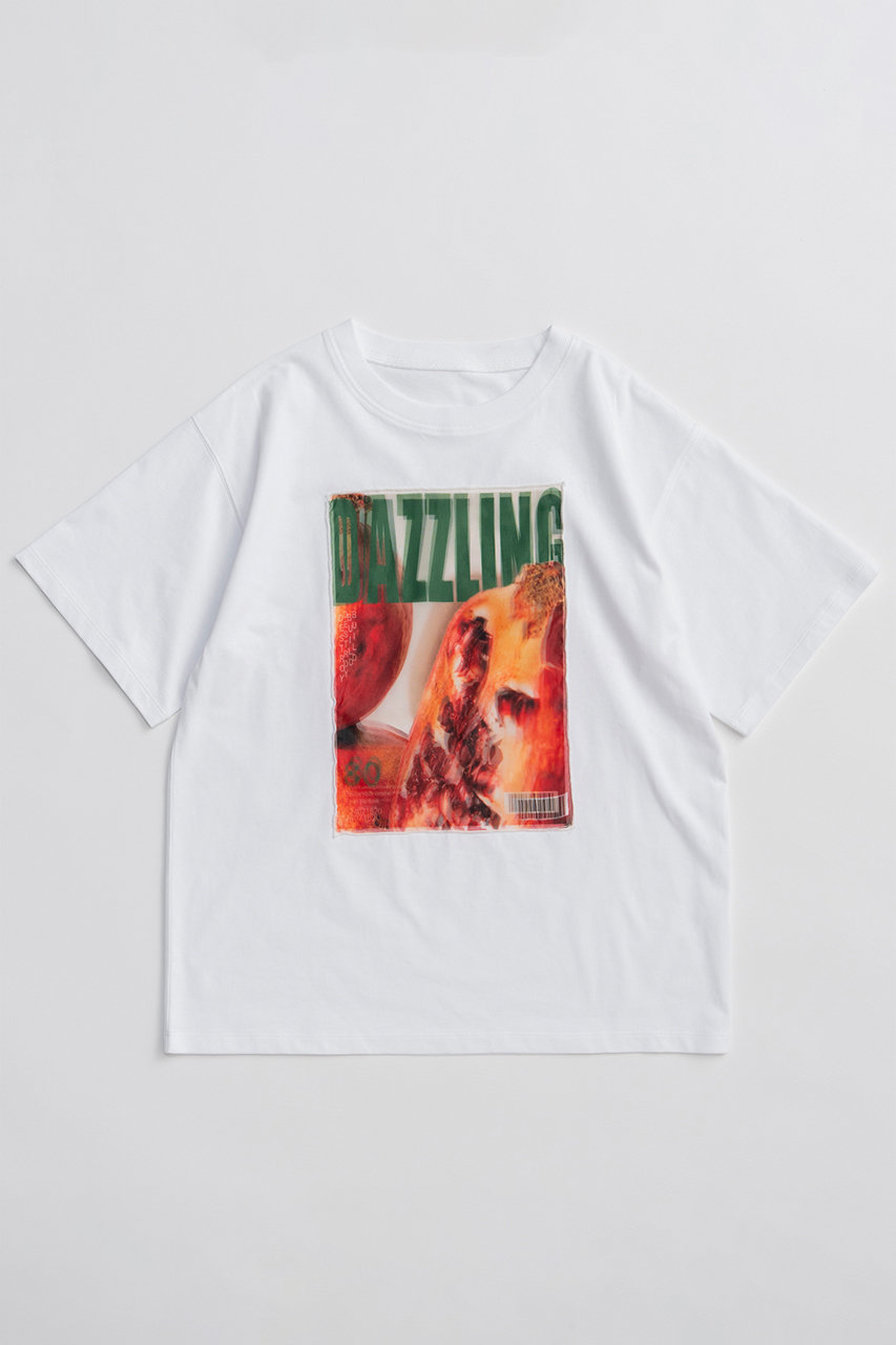 メゾンスペシャル/MAISON SPECIALの【予約販売】3D Dazzling Print T-Shirt/3D DAZZILINGプリントTEE(WHT(ホワイト)/21261416002)