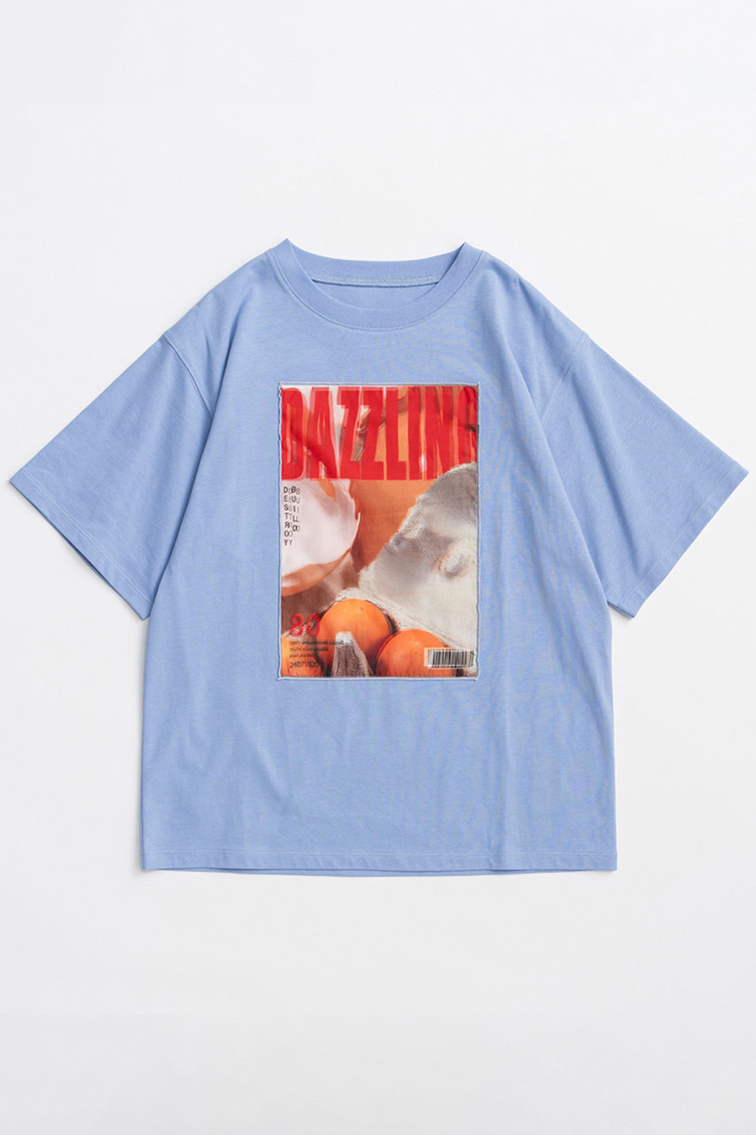 メゾンスペシャル/MAISON SPECIALの【予約販売】3D Dazzling Print T-Shirt/3D DAZZILINGプリントTEE(BLU(ブルー)/21261416002)