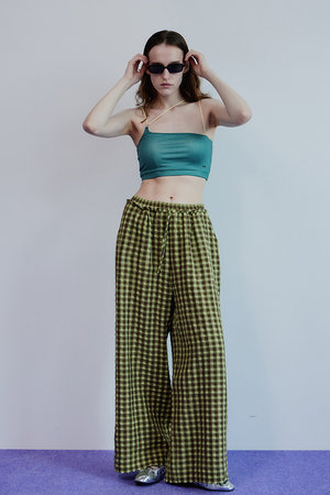 メゾンスペシャル/MAISON SPECIALの【予約販売】Checkered Wide Pants/チェックワイドパンツ(110600/110601)