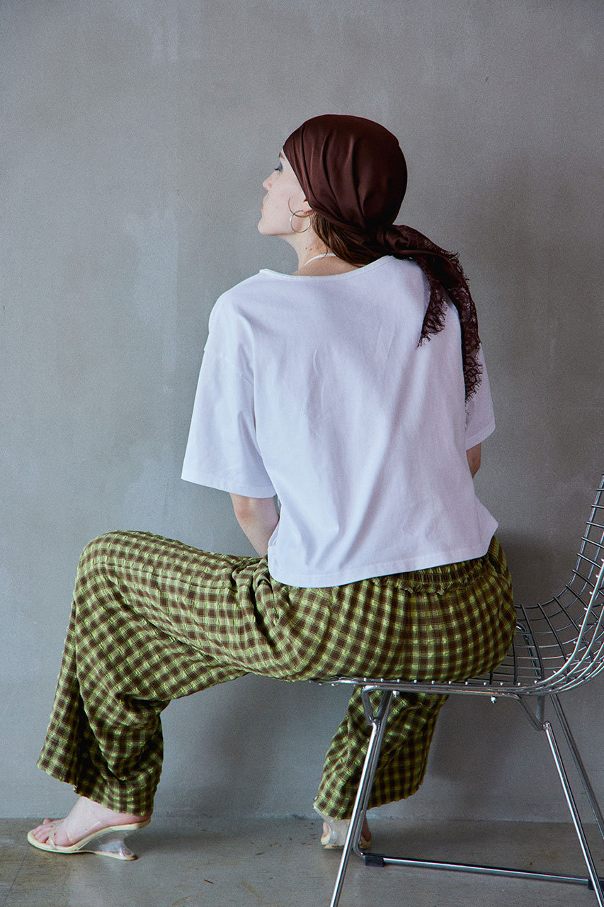 MAISON SPECIAL(メゾンスペシャル)｜【予約販売】Checkered Wide Pants