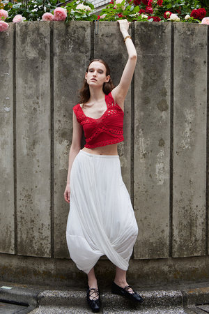 メゾンスペシャル/MAISON SPECIALの2WAY Drape Skirt/2WAYドレープスカート