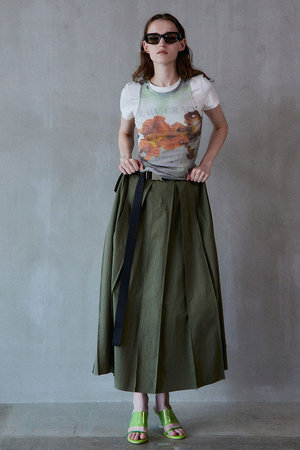メゾンスペシャル/MAISON SPECIALのMilitary Pocket Skirt/ミリタリーポケットスカート(110700/110703)