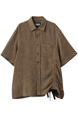 メゾンスペシャル/MAISON SPECIALの【UNISEX】DRYカラミメッシュ アシンメトリーシャーリングS/Sシャツ(110400/110402)