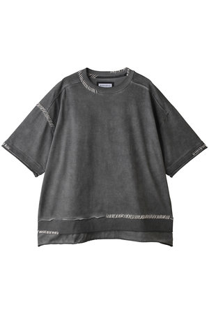 メゾンスペシャル/MAISON SPECIALの【UNISEX】オーバーダイエンブロイダリークルーネックTEE(110100/110102)