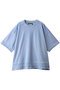 【UNISEX】オーバーダイエンブロイダリークルーネックTEE メゾンスペシャル/MAISON SPECIAL BLU(ブルー)
