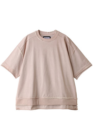 メゾンスペシャル/MAISON SPECIALの【UNISEX】オーバーダイエンブロイダリークルーネックTEE(110100/110102)