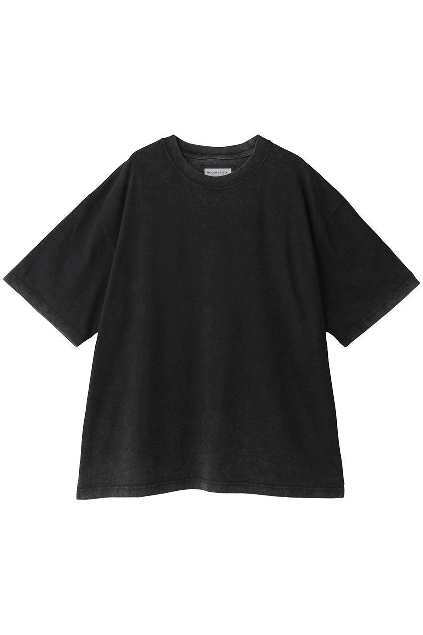 メゾンスペシャル/MAISON SPECIALの【UNISEX】コールドダイ プライムオーバーTシャツ(BLK(ブラック)/11261411351)