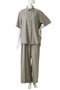 【UNISEX】Airyストライプギャバジン Prime-Over S/S シャツ メゾンスペシャル/MAISON SPECIAL