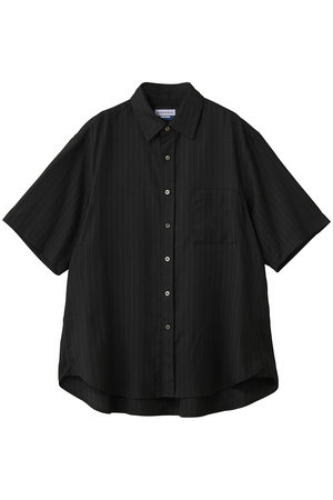 メゾンスペシャル/MAISON SPECIALの【UNISEX】Airyストライプギャバジン Prime-Over S/S シャツ(110400/110402)