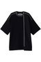 【UNISEX】異素材ドッキング ランダムパイル ハンドステッチ S/S TEE メゾンスペシャル/MAISON SPECIAL BLK(ブラック)