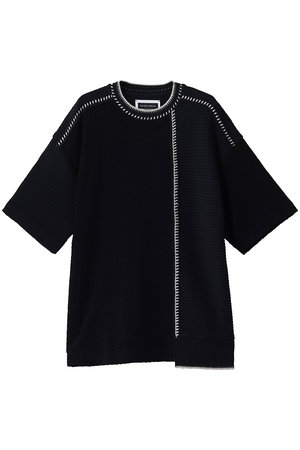 メゾンスペシャル/MAISON SPECIALの【UNISEX】異素材ドッキング ランダムパイル ハンドステッチ S/S TEE(110100/110102)