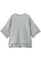 【UNISEX】異素材ドッキング DRYワッフル S/S TEE メゾンスペシャル/MAISON SPECIAL L.GRY(ライトグレー)