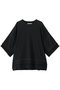 【UNISEX】異素材ドッキング DRYワッフル S/S TEE メゾンスペシャル/MAISON SPECIAL BLK(ブラック)