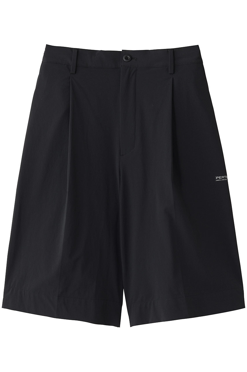 メゾンスペシャル/MAISON SPECIALの【UNISEX】PERTEX ワンタックショートパンツ(BLK(ブラック)/11261461502)