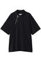 【UNISEX】アシンメトリーフロント ZIP S/S ポロシャツ メゾンスペシャル/MAISON SPECIAL BLK(ブラック)
