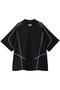 【UNISEX】襟付きVネック ステッチワークラグランTEE メゾンスペシャル/MAISON SPECIAL BLK(ブラック)