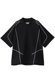 【UNISEX】襟付きVネック ステッチワークラグランTEE
