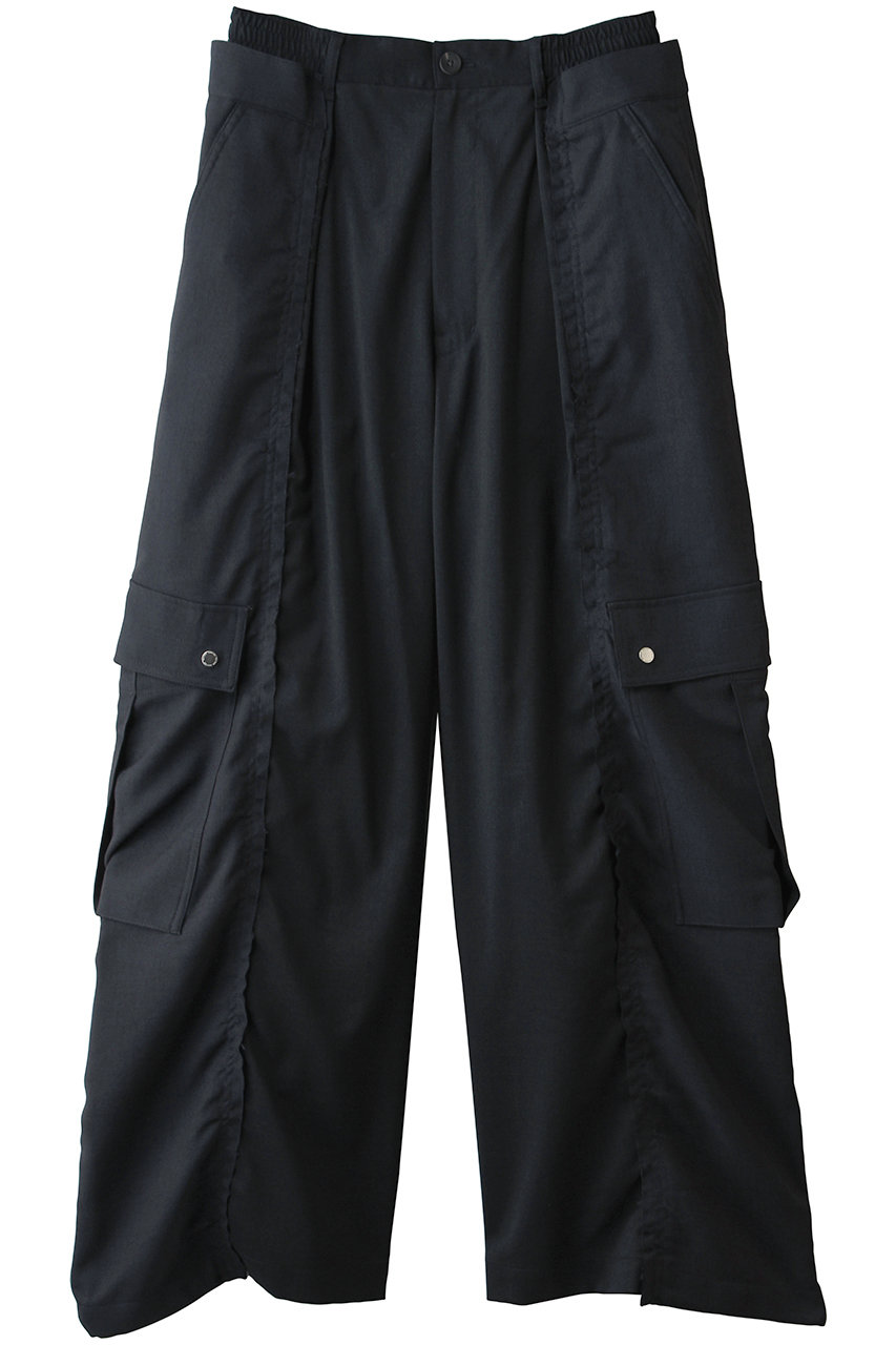 メゾンスペシャル/MAISON SPECIALの【UNISEX】カットオフ ドッキングカーゴPT(C.GRY(チャコールグレー)/11261461507)