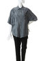 【UNISEX】タックワッシャーリネン ツギハギS/Sシャツ メゾンスペシャル/MAISON SPECIAL