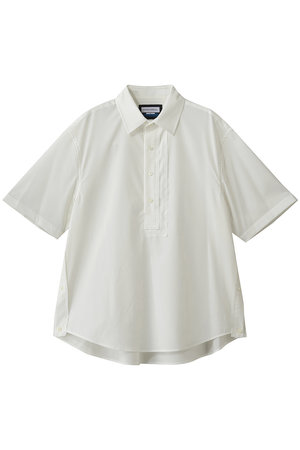 メゾンスペシャル/MAISON SPECIALの【UNISEX】アシンメトリーフロント S/Sプルオーバーシャツ(110400/110402)