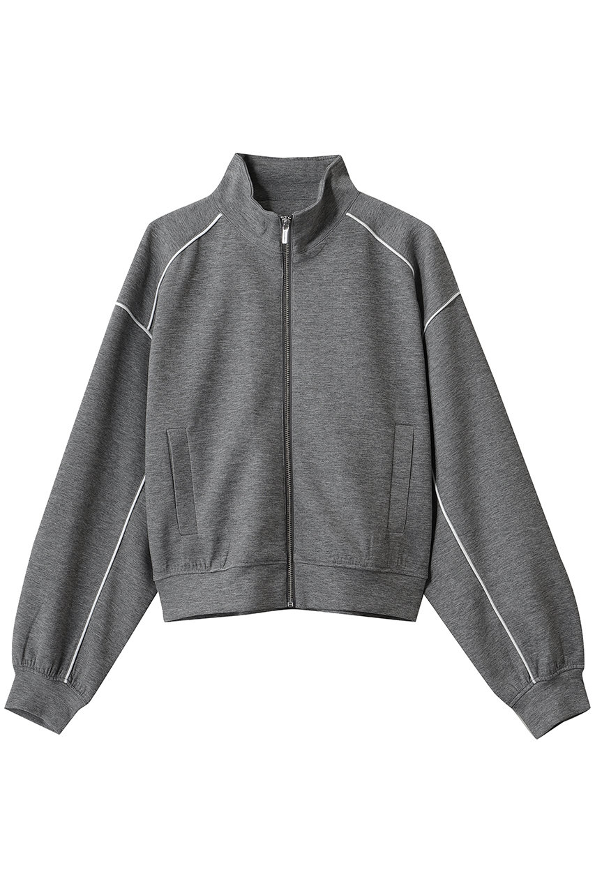 MAISON SPECIAL Compact Zip-Up Jersey/コンパクトジップアップジャージ (GRY(グレー), FREE) メゾンスペシャル ELLE SHOP