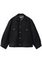 【UNISEX】オボイドスリーブ トラッカージャケット メゾンスペシャル/MAISON SPECIAL BLK(ブラック)