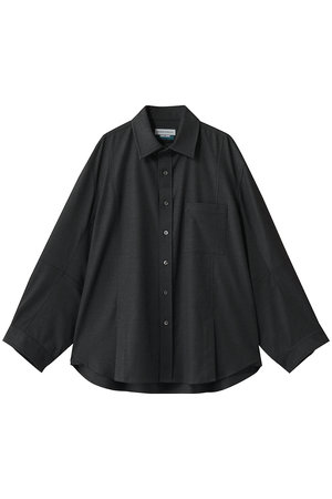 メゾンスペシャル/MAISON SPECIALの【UNISEX】TWドレーパリーギャバジン オボイドスリーブシャツL/S(110400/110403)