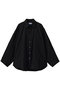 【UNISEX】TWドレーパリーギャバジン オボイドスリーブシャツL/S メゾンスペシャル/MAISON SPECIAL BLK(ブラック)
