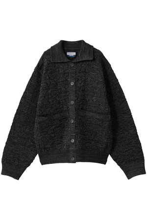 メゾンスペシャル/MAISON SPECIALの【UNISEX】メランジランダムタック 襟付きニットカーデ(110300/110303)