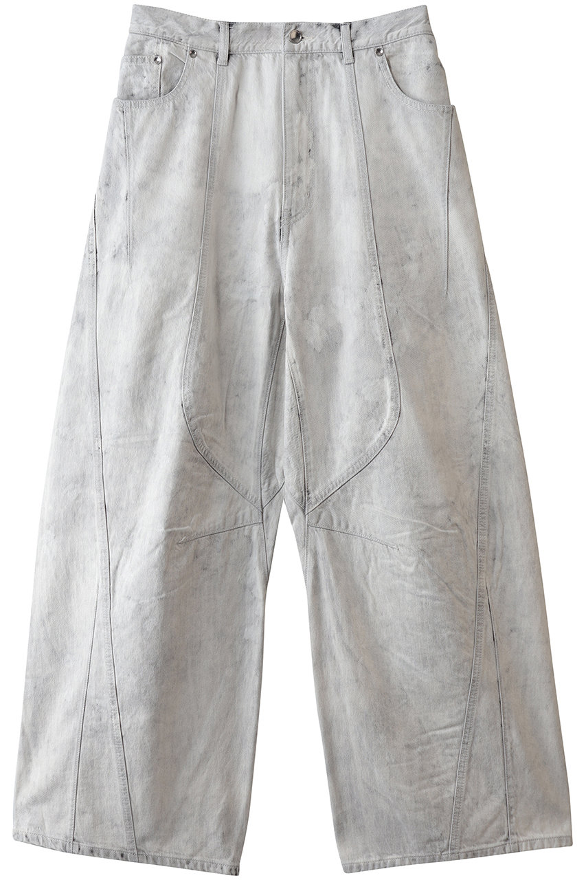 MAISON SPECIAL 【UNISEX】立体裁断デニムパンツ (WHT(ホワイト), 0) メゾンスペシャル ELLE SHOP