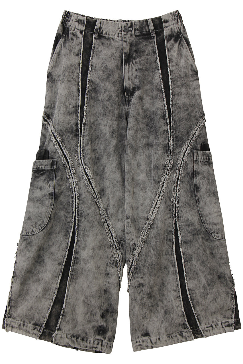 MAISON SPECIAL 【UNISEX】デニム切り替えパンツ (L.GRY(ライトグレー), 1) メゾンスペシャル ELLE SHOP