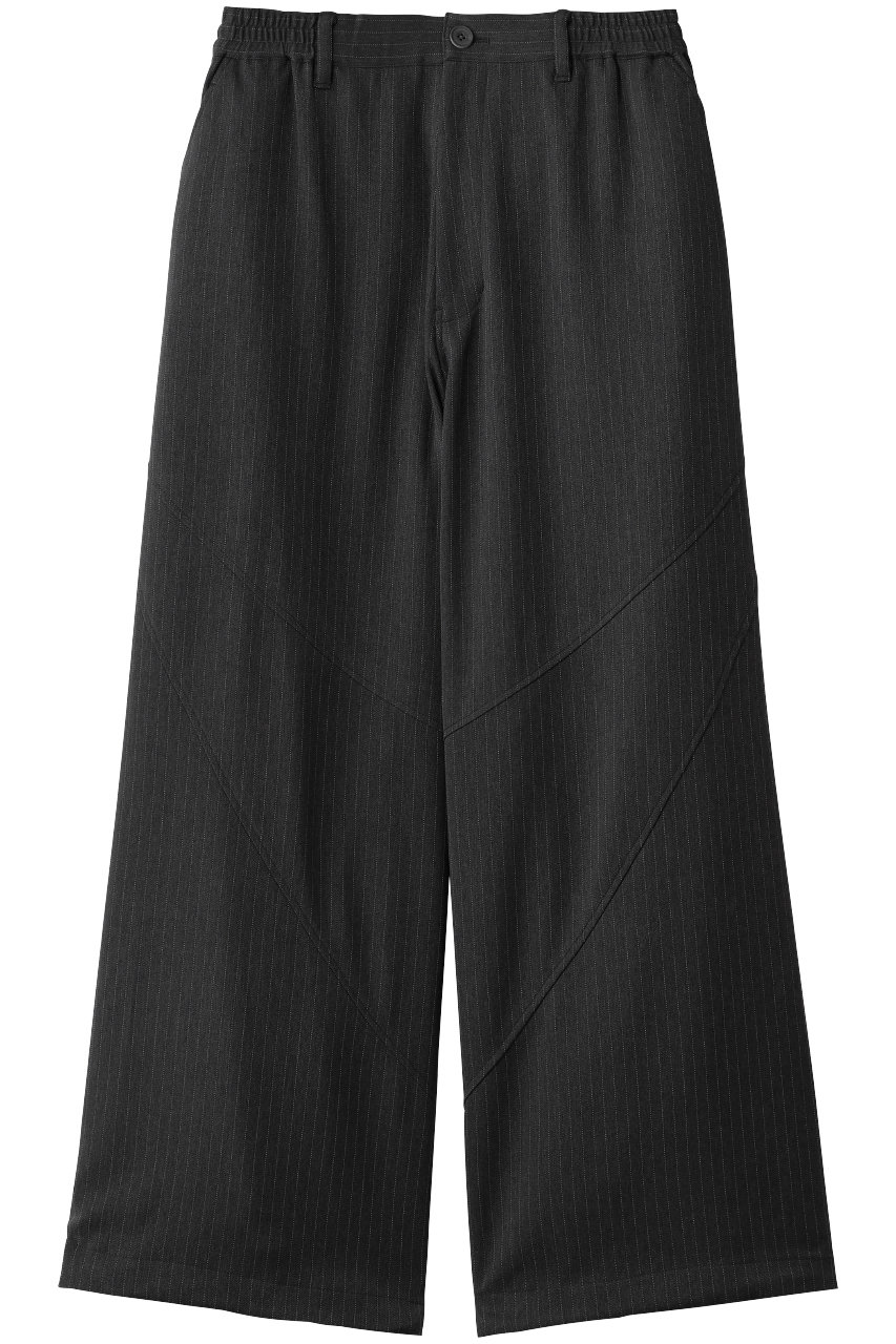 MAISON SPECIAL 【UNISEX】カーブスイッチングワイドパンツ (GRY(グレー), 2) メゾンスペシャル ELLE SHOP