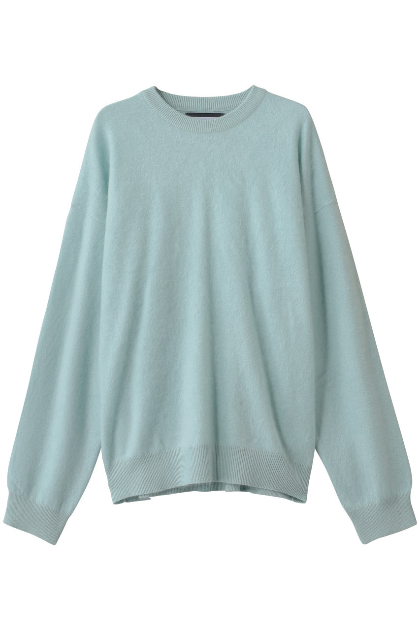 MAISON SPECIAL 【UNISEX】Super140 EX FINE MERINO クルーネックPO (L.GRN(ライトグリーン), 1) メゾンスペシャル ELLE SHOP