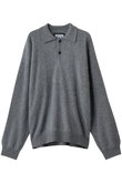 【UNISEX】Super140 EX FINE MERINO ニットポロシャツ