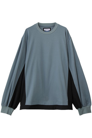 メゾンスペシャル/MAISON SPECIALの【UNISEX】異素材ドッキング コンパクトスムースL/S TEE
