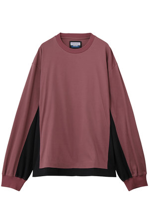 メゾンスペシャル/MAISON SPECIALの【UNISEX】異素材ドッキング コンパクトスムースL/S TEE