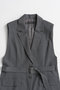 【予約販売】Belted Side-Open Vest/ベルテッドサイドオープンジレ メゾンスペシャル/MAISON SPECIAL