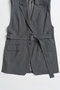 【予約販売】Belted Side-Open Vest/ベルテッドサイドオープンジレ メゾンスペシャル/MAISON SPECIAL