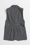 【予約販売】Belted Side-Open Vest/ベルテッドサイドオープンジレ メゾンスペシャル/MAISON SPECIAL