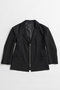 【予約販売】Oversized Jacket with Ribbed Waist/ウエストリブオーバージャケット メゾンスペシャル/MAISON SPECIAL BLK(ブラック)