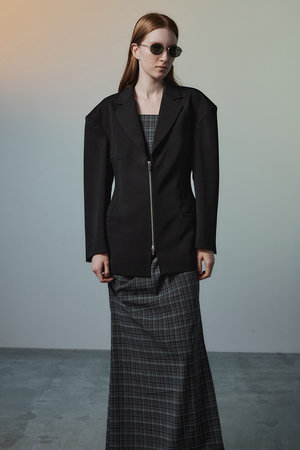 メゾンスペシャル/MAISON SPECIALの【予約販売】Oversized Jacket with Ribbed Waist/ウエストリブオーバージャケット(110800/110801)