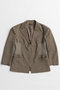 【予約販売】Oversized Jacket with Ribbed Waist/ウエストリブオーバージャケット メゾンスペシャル/MAISON SPECIAL MOC(モカ)