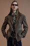 【予約販売】Oversized Jacket with Ribbed Waist/ウエストリブオーバージャケット メゾンスペシャル/MAISON SPECIAL