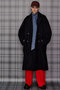 【予約販売】Super 140 Balloon Sleeve Wool Long Coat/スーパー140バルーンスリーブウールロングコート メゾンスペシャル/MAISON SPECIAL