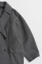 Super 140 Balloon Sleeve Wool Long Coat/スーパー140バルーンスリーブウールロングコート メゾンスペシャル/MAISON SPECIAL