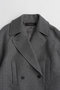 Super 140 Balloon Sleeve Wool Long Coat/スーパー140バルーンスリーブウールロングコート メゾンスペシャル/MAISON SPECIAL
