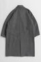 Super 140 Balloon Sleeve Wool Long Coat/スーパー140バルーンスリーブウールロングコート メゾンスペシャル/MAISON SPECIAL