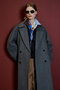 Super 140 Balloon Sleeve Wool Long Coat/スーパー140バルーンスリーブウールロングコート メゾンスペシャル/MAISON SPECIAL